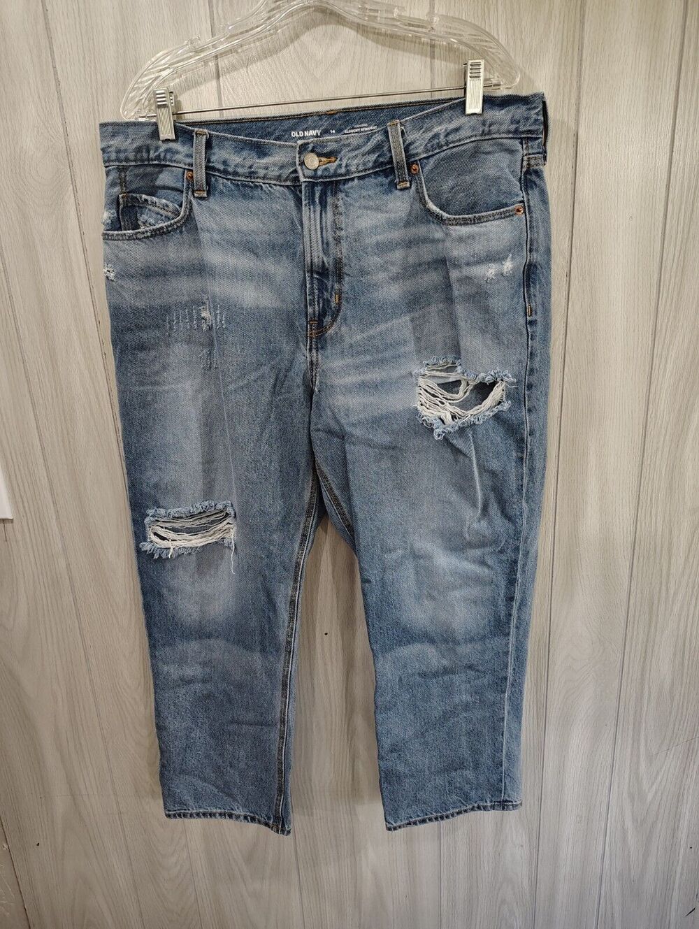 Rewash Brand Women's Jeans Real Curve High-rise Distressed Stretch Size 13x31...